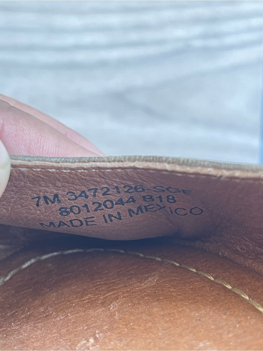 Frye Women's Taupe Leather Ballet Flats - Picture 12 of 12